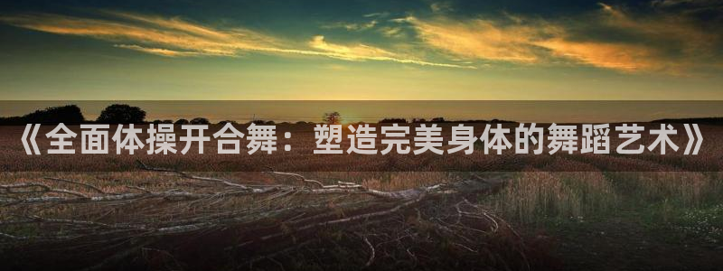 vsport体育在线官网：《全面体操开合舞：塑造完美身体的舞蹈艺术》